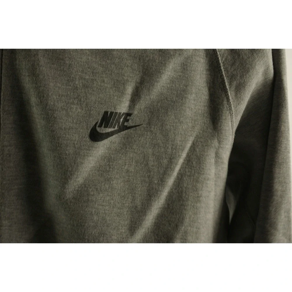Nike Tech Fleece Full Zip Hoodie Men's XL Gray Heather High‎ Neck Jacket